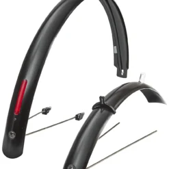 CLite Spatbord Met Busch & Müller Achterlicht 55mm - Zwart