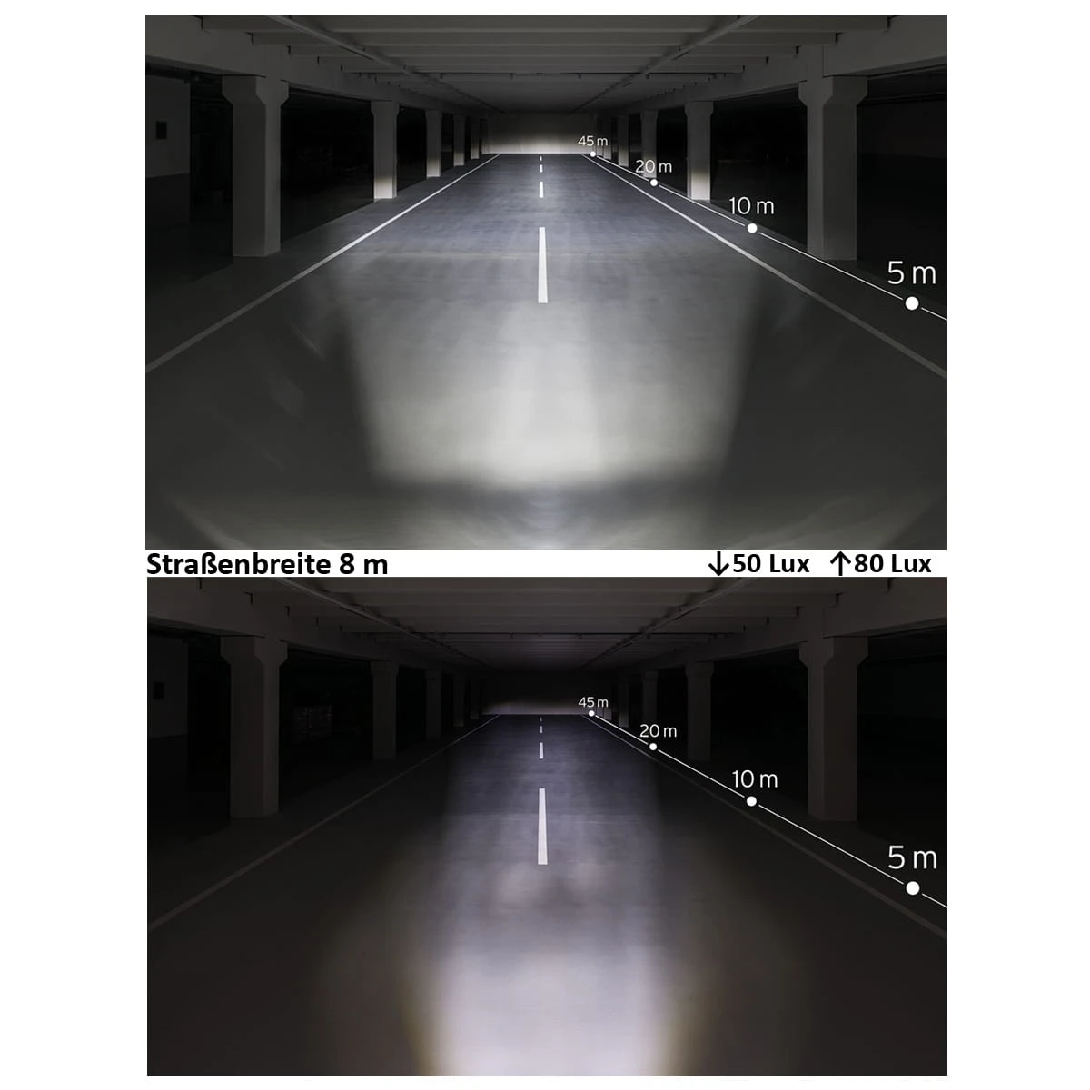 Busch-mueller Lumotec IQ-XS 70 Lux - Zwart 3 Busch-mueller Lumotec IQ-XS 70 Lux - Zwart - Afbeelding 3