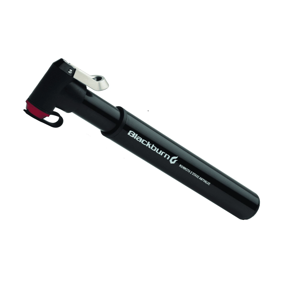 Blackburn Mammoth 2-traps Fietspomp - Zwart 1 Blackburn Mammoth 2-traps Fietspomp - Zwart