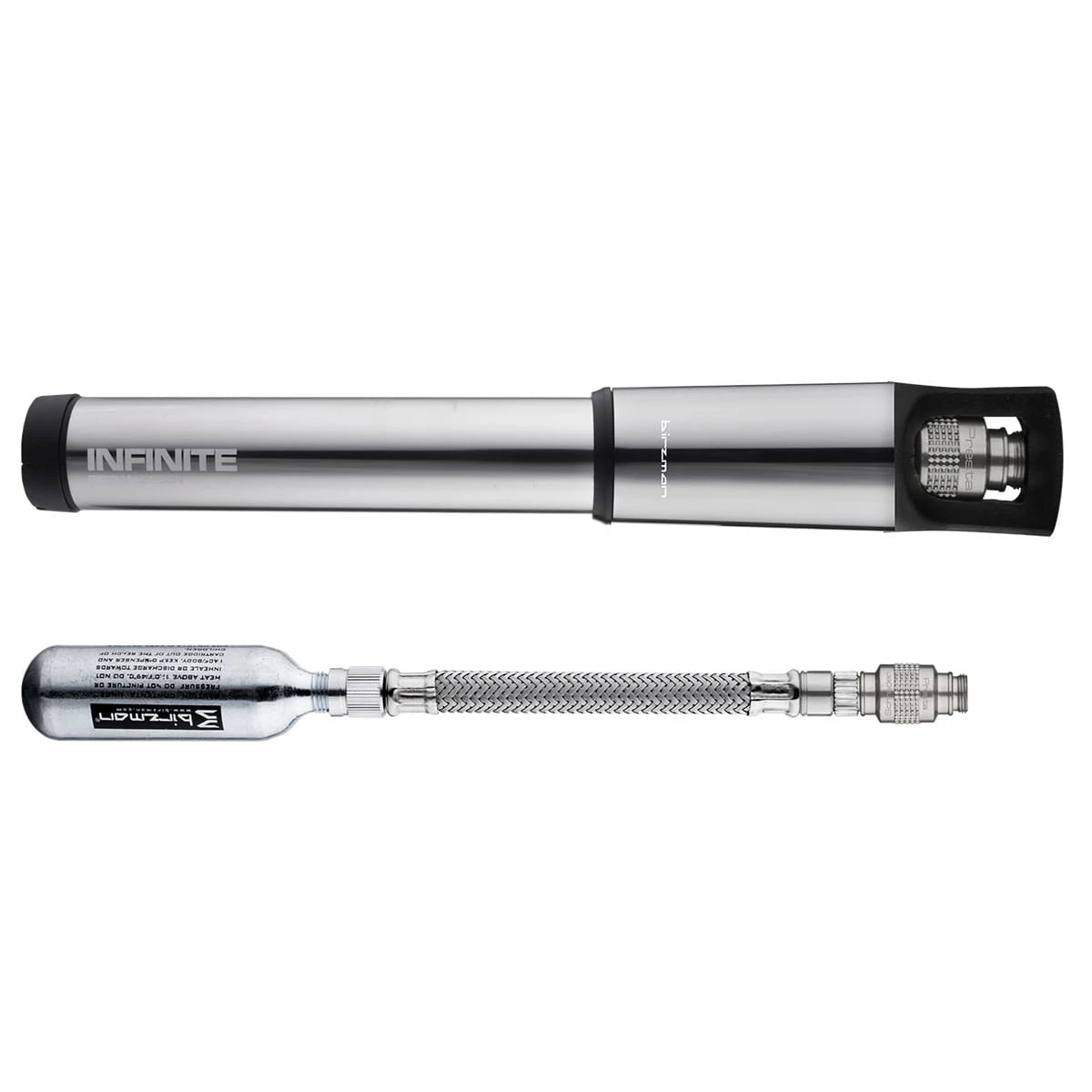 Birzman Infinite ROAD CO2 Handpomp - Zilver 1 Birzman Infinite ROAD CO2 Handpomp - Zilver