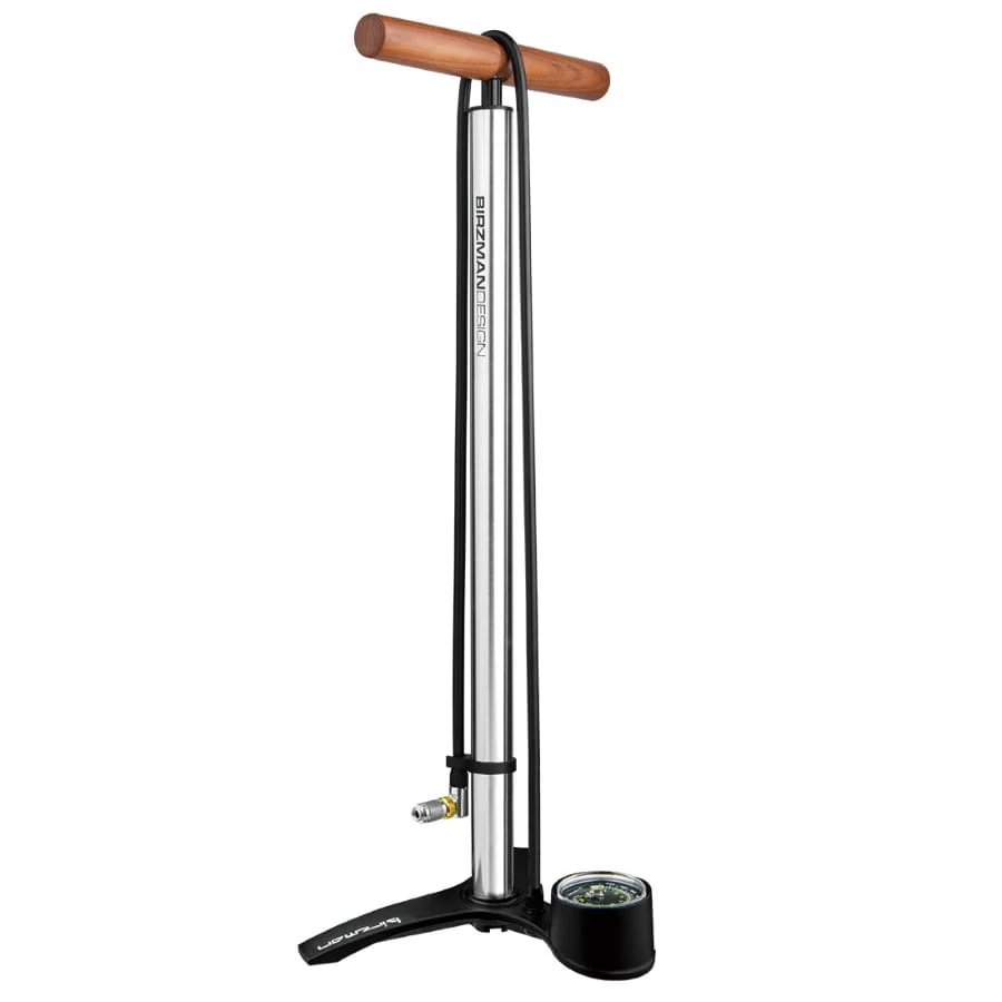 Birzman ''The Pump'' Helix Vloerpomp Zilver 1 Birzman ''The Pump'' Helix Vloerpomp Zilver